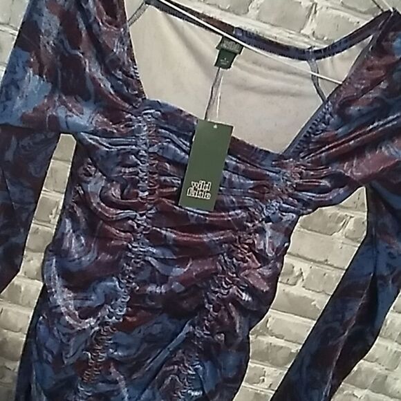 Wild Fable ruched bodycon stretch dress XL - Picture 8 of 16